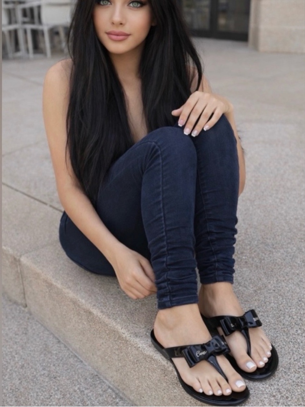 🖤 Retired Coach Jelly Bow Sandals 🖤